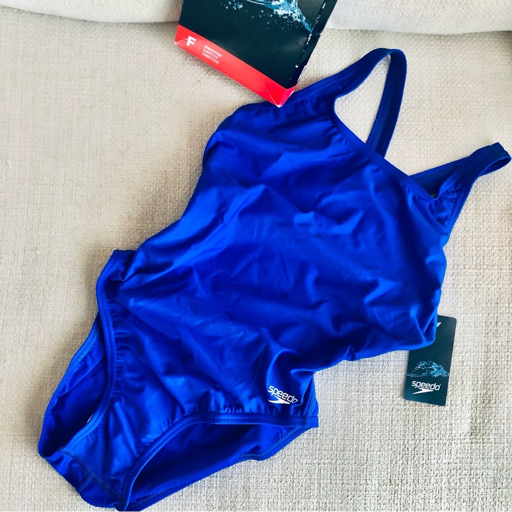 Speedo Women's One Piece Swimsuit - Vibrant Blue